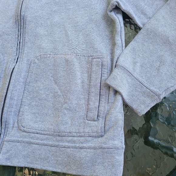 BR women's striped zip-up‎ hooded sweatshirt size Large - Picture 8 of 9